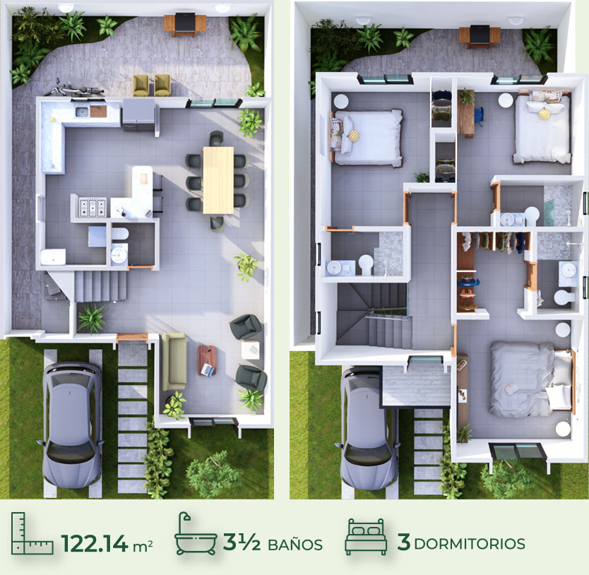 Bosques de Arboletta casas en venta un proyecto de Promotora Inmobiliaria PROBAQUERIZO